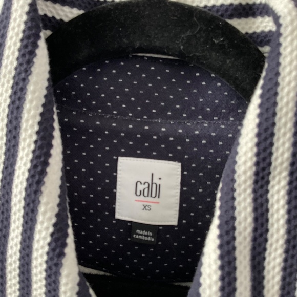 Cabi Navy and White Blazer Size XS - Picture 6 of 6